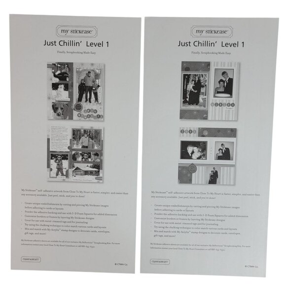 Close to My Heart My Stickease X7069C Just Chillin' Winter Numbers Letters NEW - Picture 7 of 7